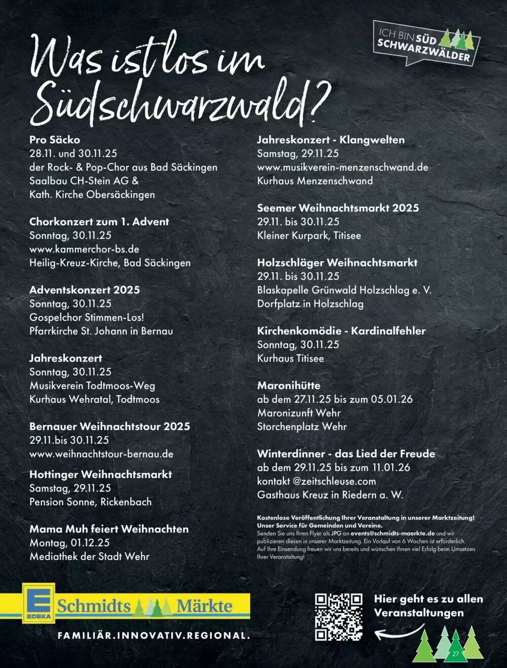 Schmidt's Märkte Prospekt (ab 24.11.2025) zum Blättern - Seite 27
