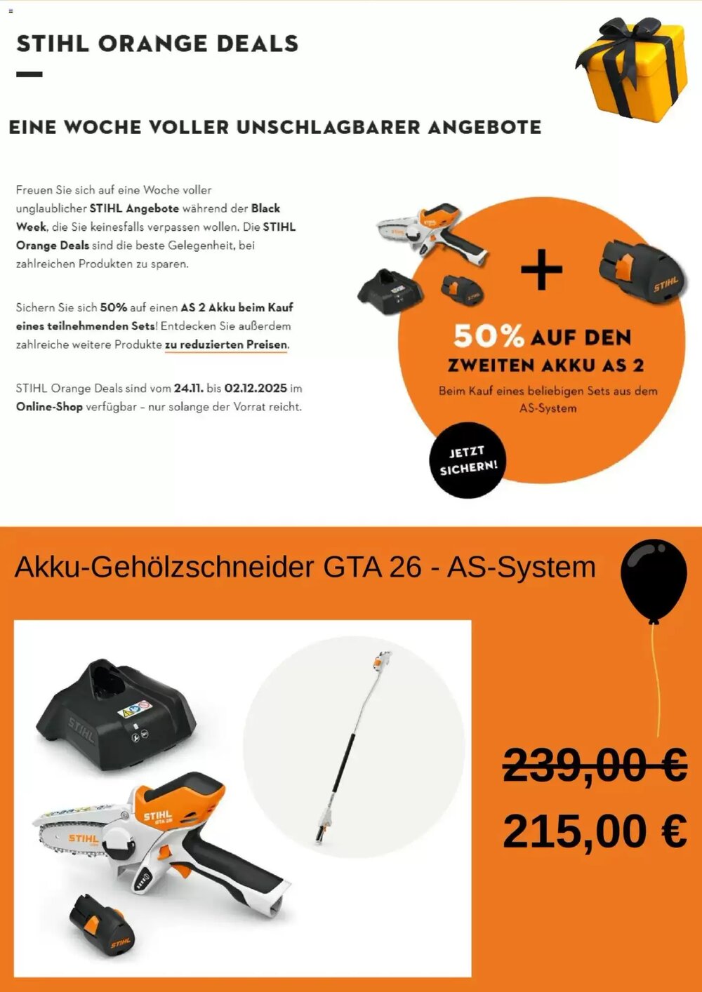 STIHL Prospekt (ab 24.11.2025) zum Blättern - Seite 2