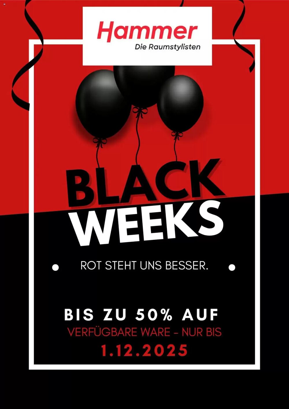 Hammer Prospekt (ab 25.11.2025) zum Blättern - Seite 1