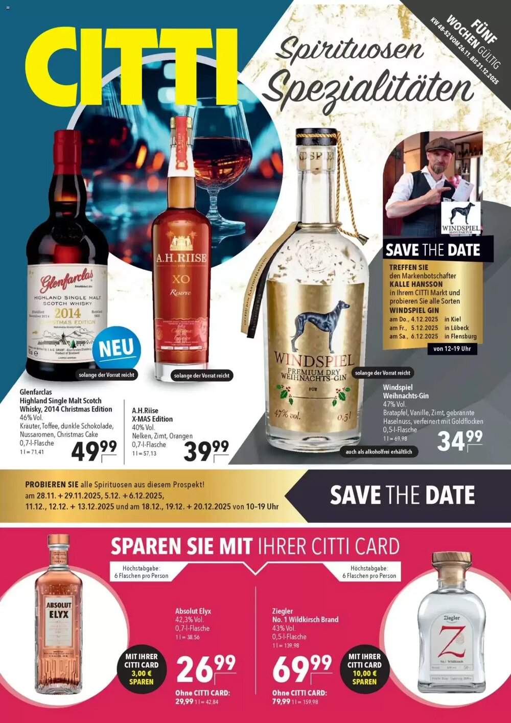 CITTI Markt Prospekt (ab 26.11.2025) zum Blättern - Seite 1