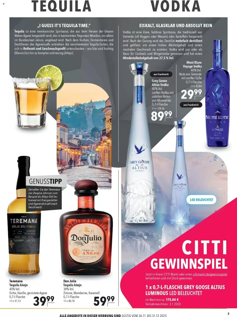 CITTI Markt Prospekt (ab 26.11.2025) zum Blättern - Seite 3