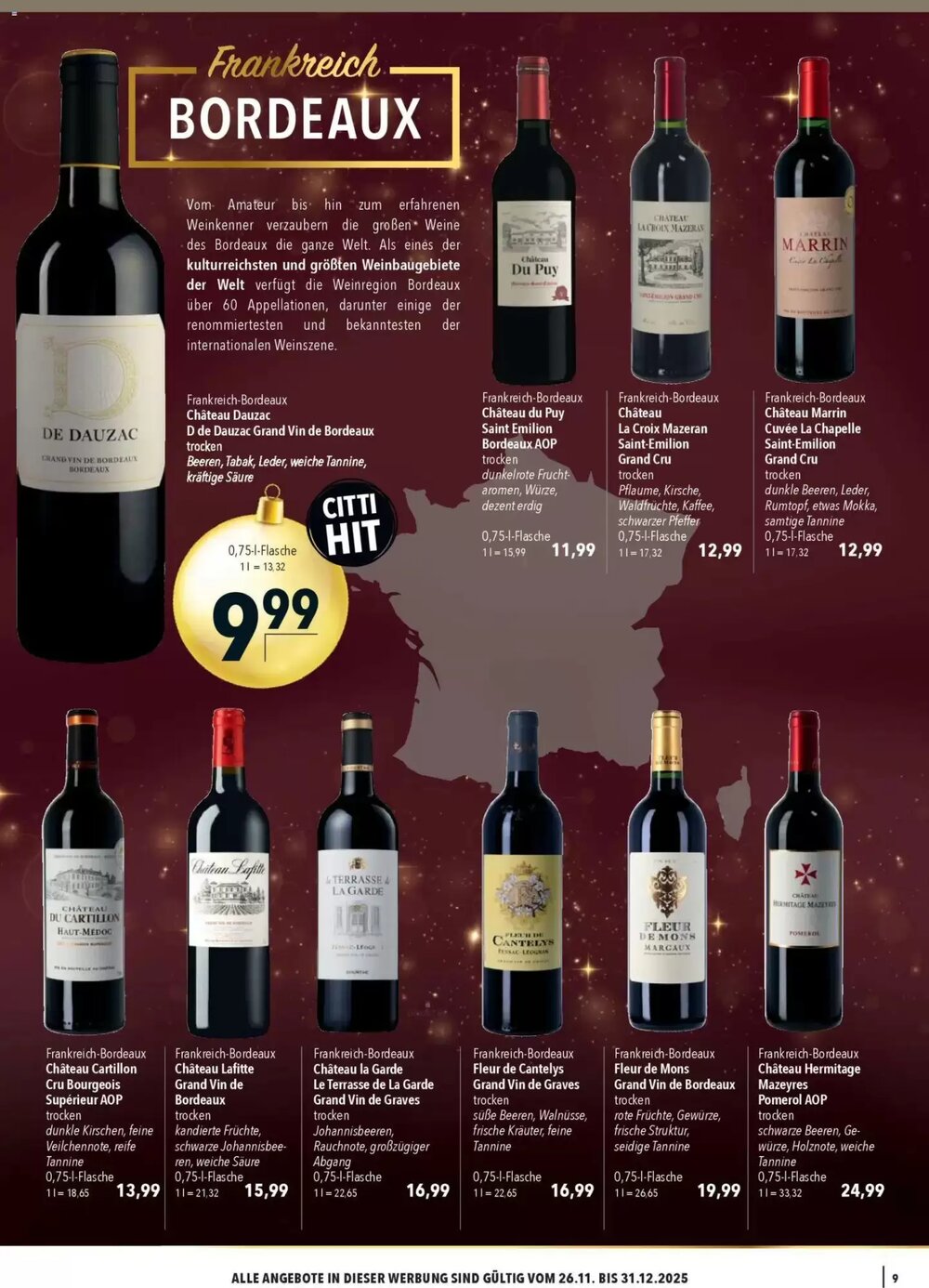CITTI Markt Prospekt (ab 26.11.2025) zum Blättern - Seite 9