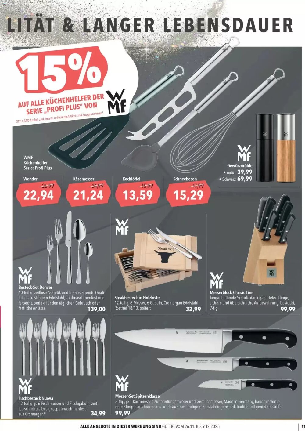 CITTI Markt Prospekt (ab 26.11.2025) zum Blättern - Seite 11