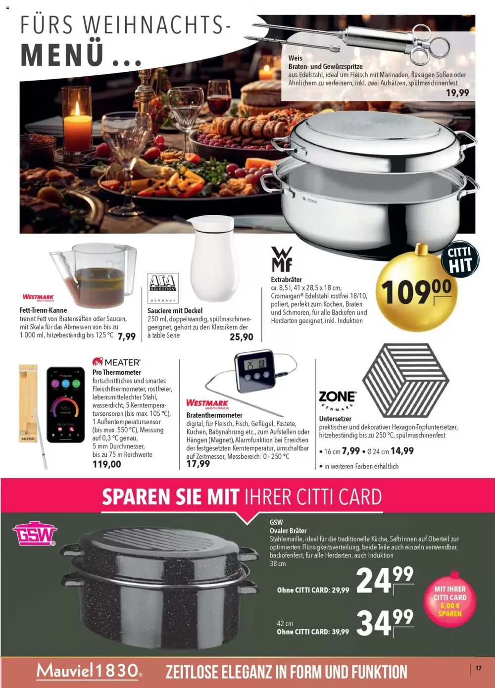 CITTI Markt Prospekt (ab 26.11.2025) zum Blättern - Seite 17