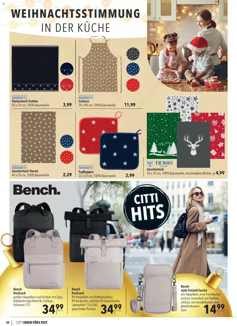 CITTI Markt Prospekt (ab 26.11.2025) zum Blättern - Seite 26