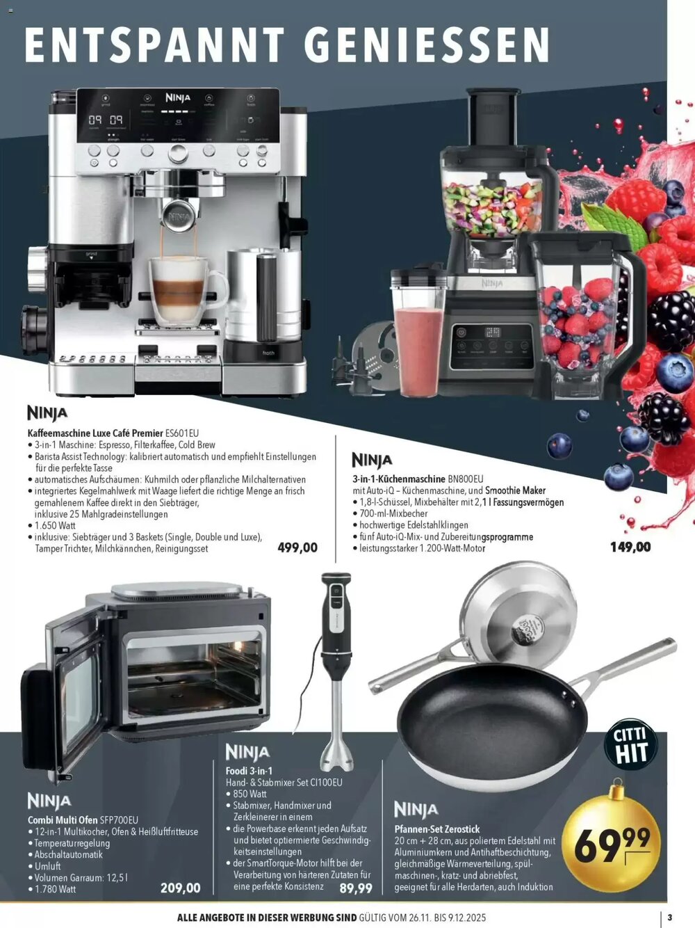 CITTI Markt Prospekt (ab 26.11.2025) zum Blättern - Seite 3