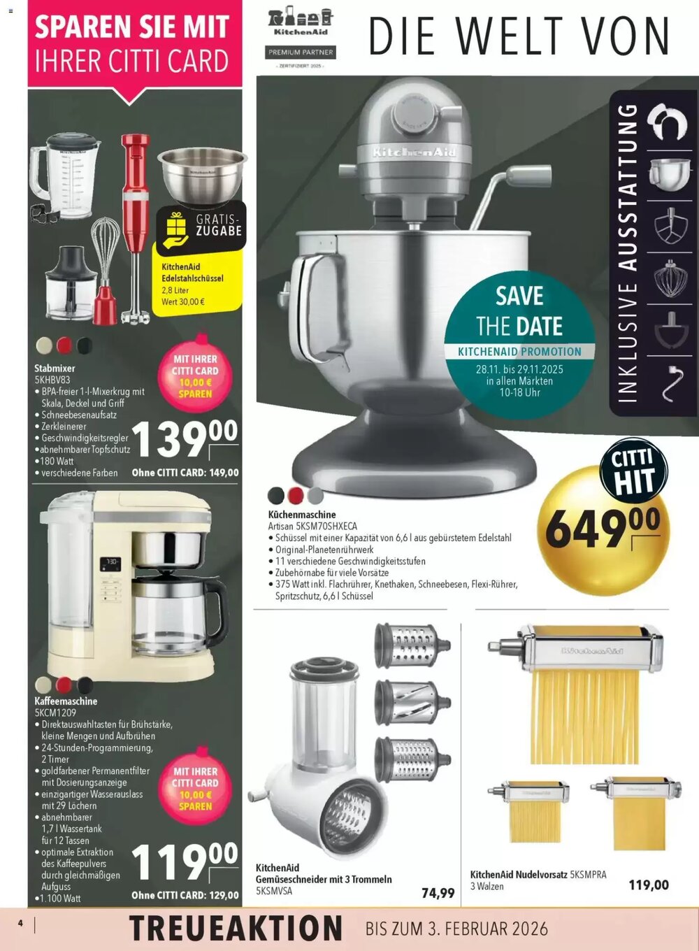CITTI Markt Prospekt (ab 26.11.2025) zum Blättern - Seite 4