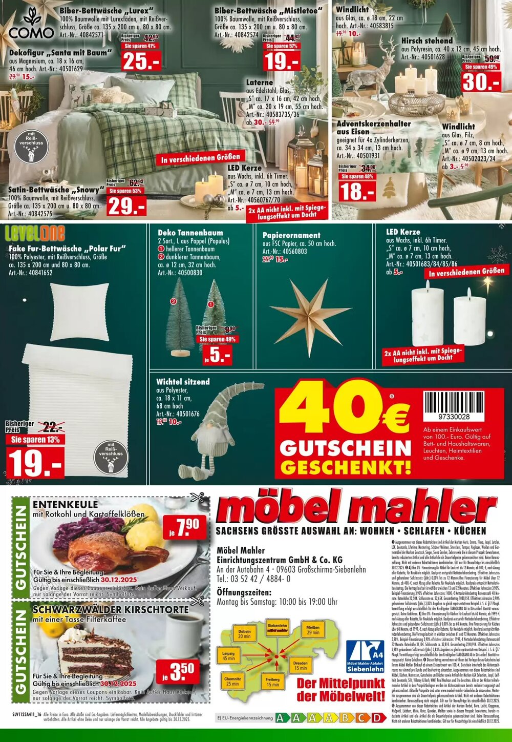 Möbel Mahler Prospekt (ab 26.11.2025) zum Blättern - Seite 16