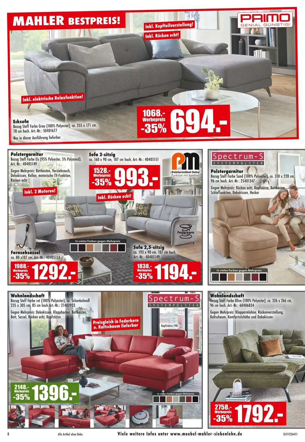 Möbel Mahler Prospekt (ab 26.11.2025) zum Blättern - Seite 8