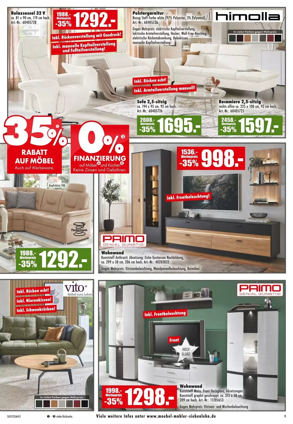Möbel Mahler Prospekt (ab 26.11.2025) zum Blättern - Seite 9