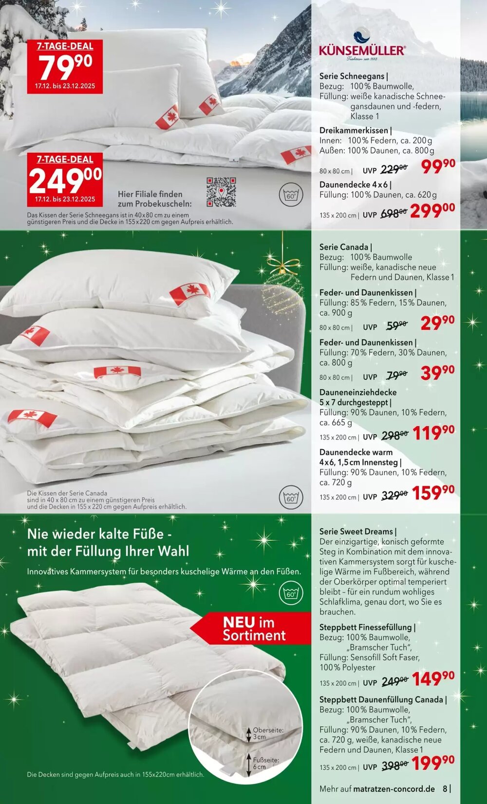 Matratzen Concord Prospekt (ab 26.11.2025) zum Blättern - Seite 8