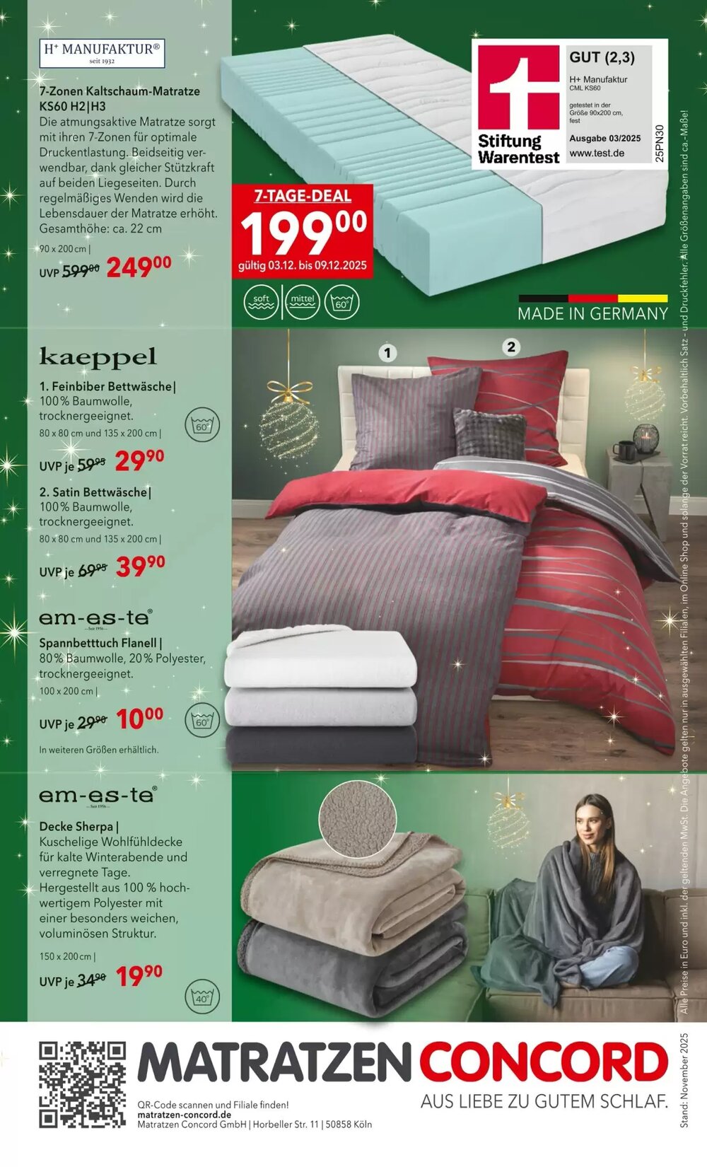 Matratzen Concord Prospekt (ab 26.11.2025) zum Blättern - Seite 9