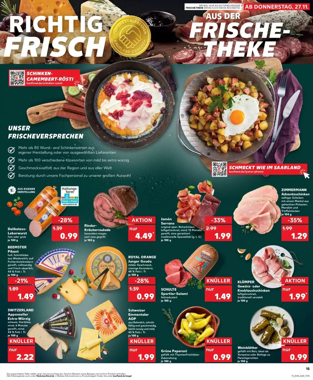 Kaufland Prospekt (ab 26.11.2025) zum Blättern - Seite 15