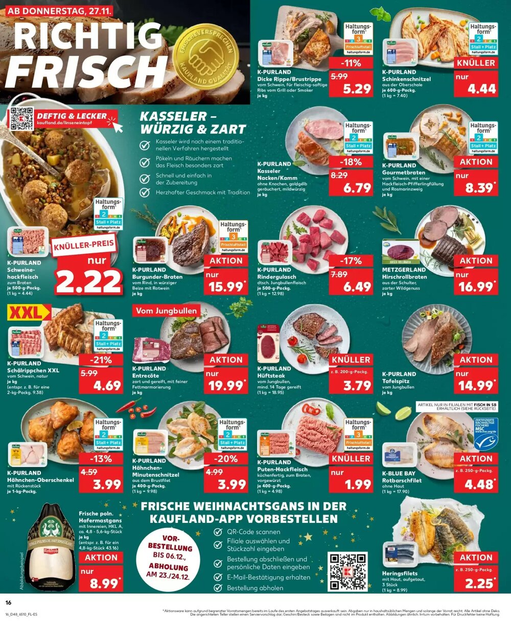 Kaufland Prospekt (ab 26.11.2025) zum Blättern - Seite 16