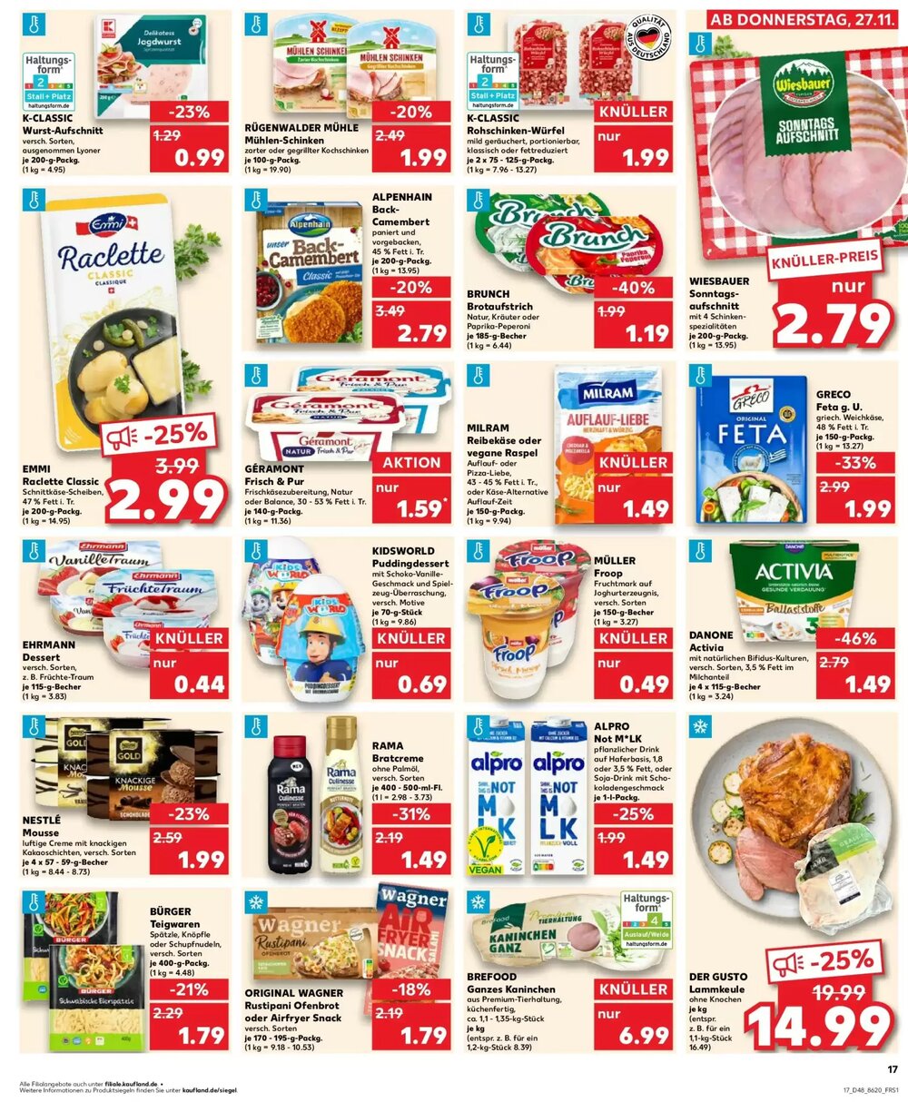Kaufland Prospekt (ab 26.11.2025) zum Blättern - Seite 17