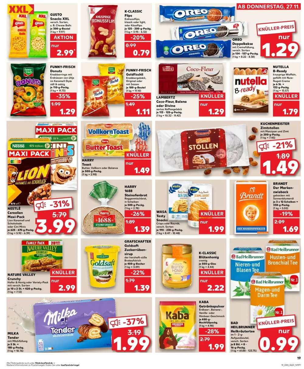 Kaufland Prospekt (ab 26.11.2025) zum Blättern - Seite 19