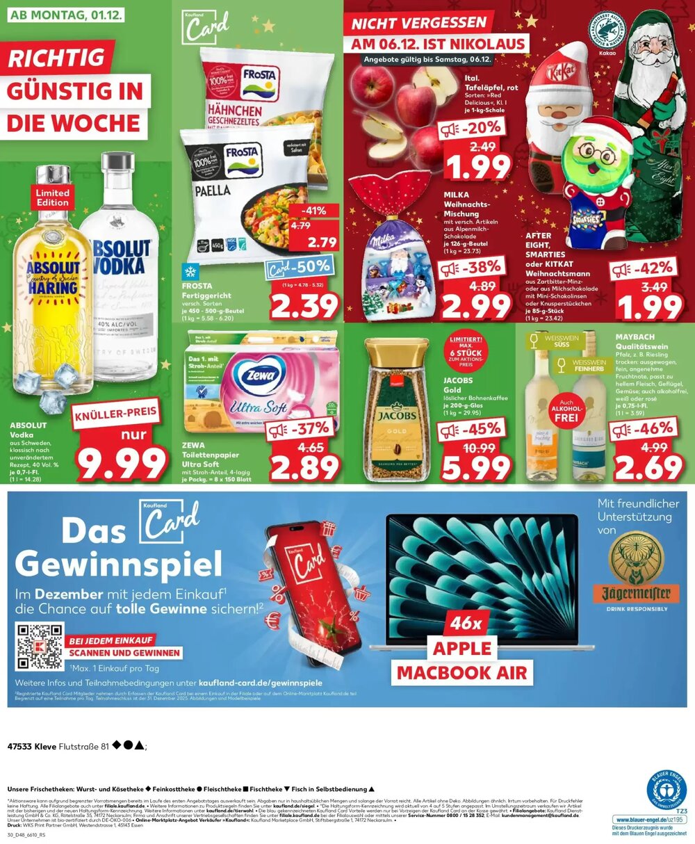Kaufland Prospekt (ab 26.11.2025) zum Blättern - Seite 30