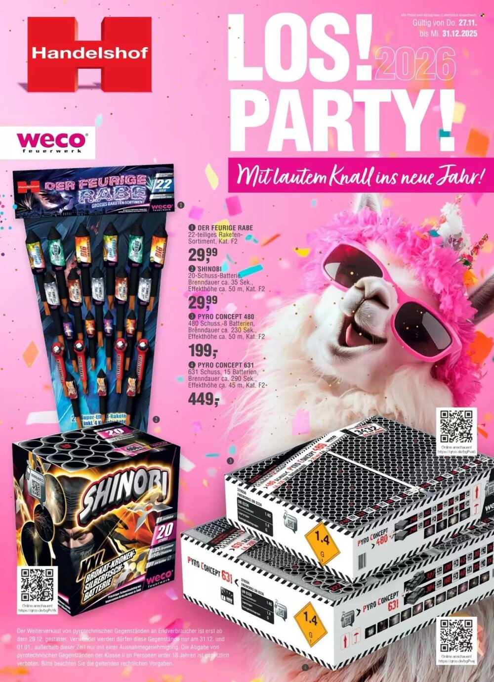 Handelshof Prospekt (ab 27.11.2025) zum Blättern - Seite 1