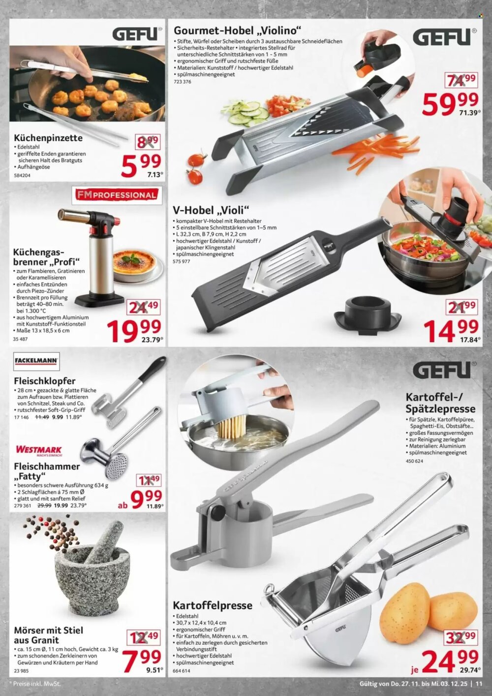 Selgros Prospekt (ab 27.11.2025) zum Blättern - Seite 11