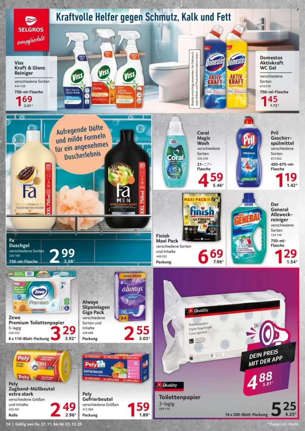 Selgros Prospekt (ab 27.11.2025) zum Blättern - Seite 14