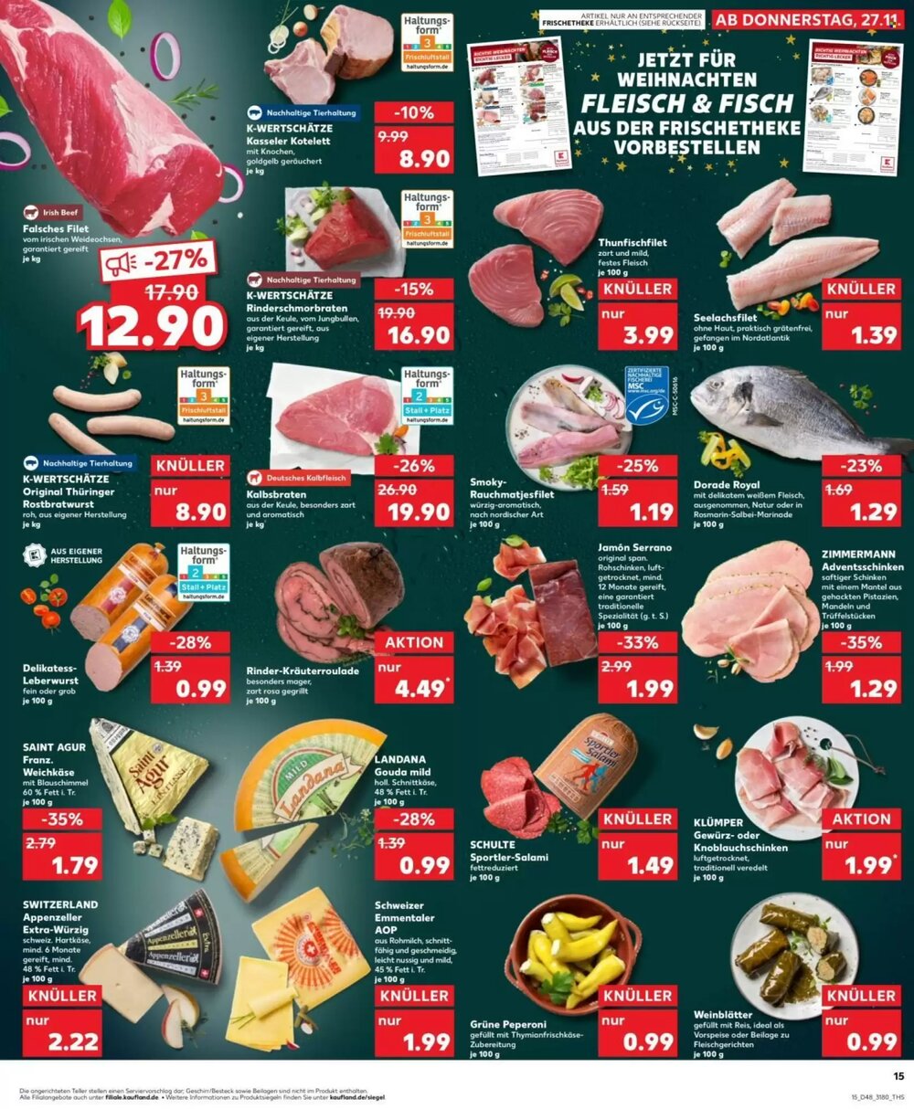 Kaufland Prospekt (ab 27.11.2025) zum Blättern - Seite 15