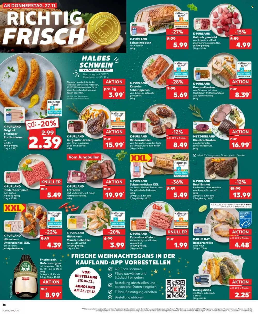 Kaufland Prospekt (ab 27.11.2025) zum Blättern - Seite 16