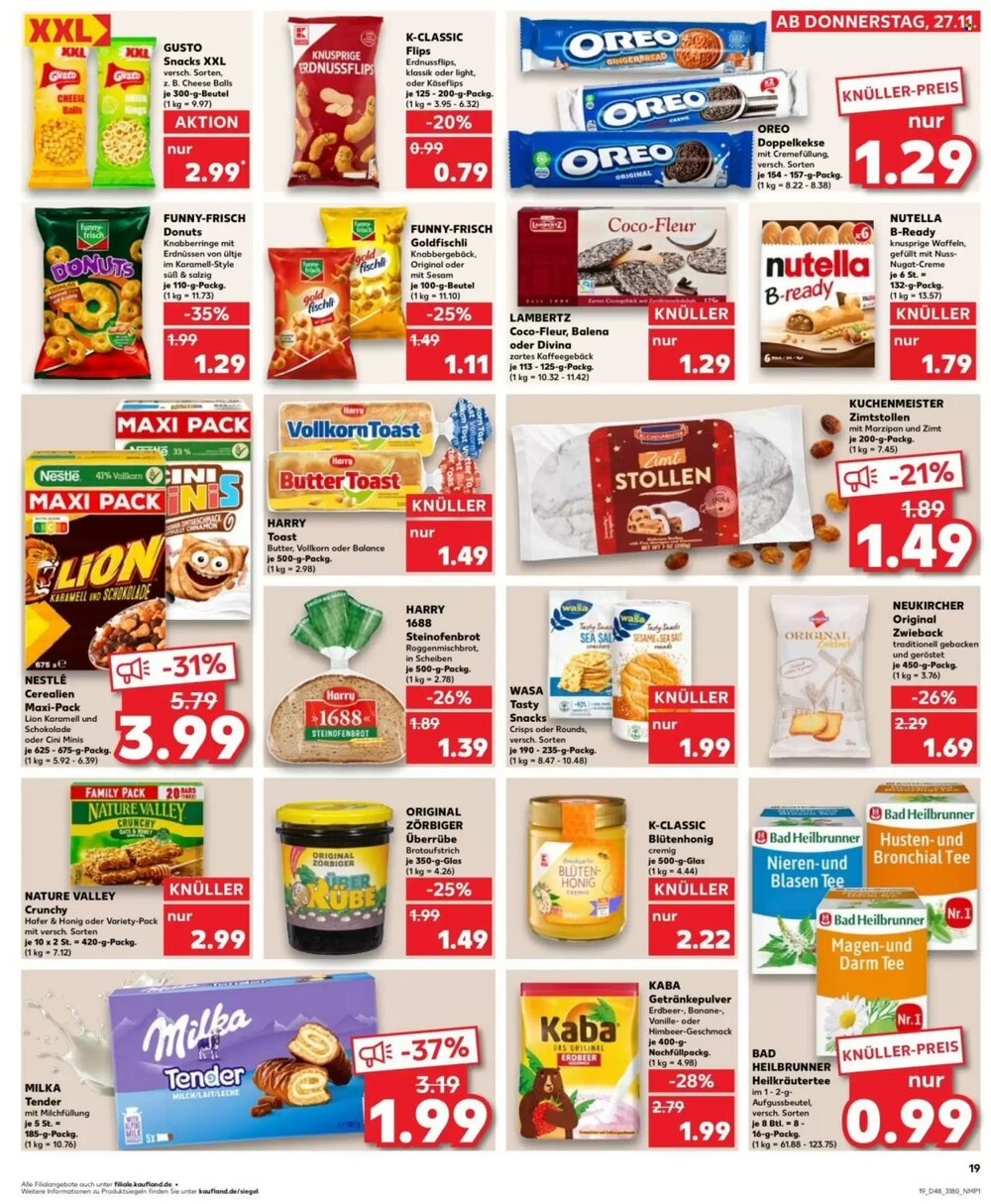 Kaufland Prospekt (ab 27.11.2025) zum Blättern - Seite 19