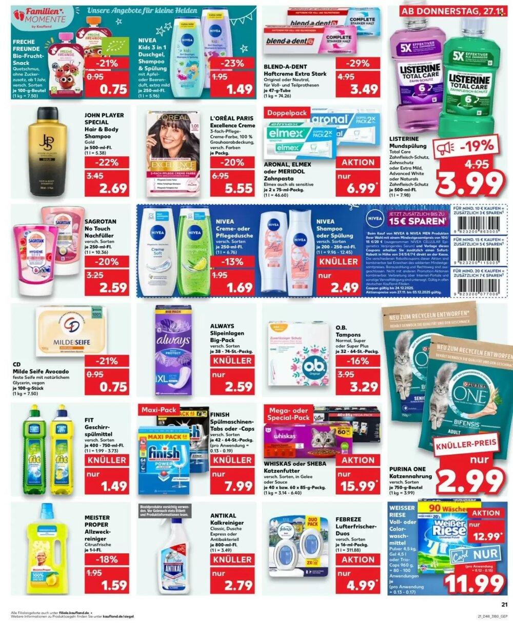 Kaufland Prospekt (ab 27.11.2025) zum Blättern - Seite 21