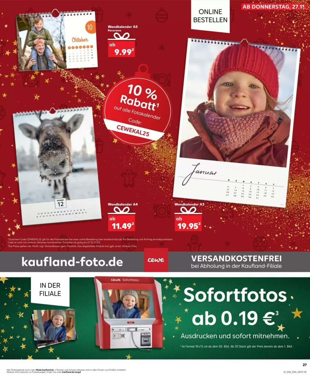 Kaufland Prospekt (ab 27.11.2025) zum Blättern - Seite 27