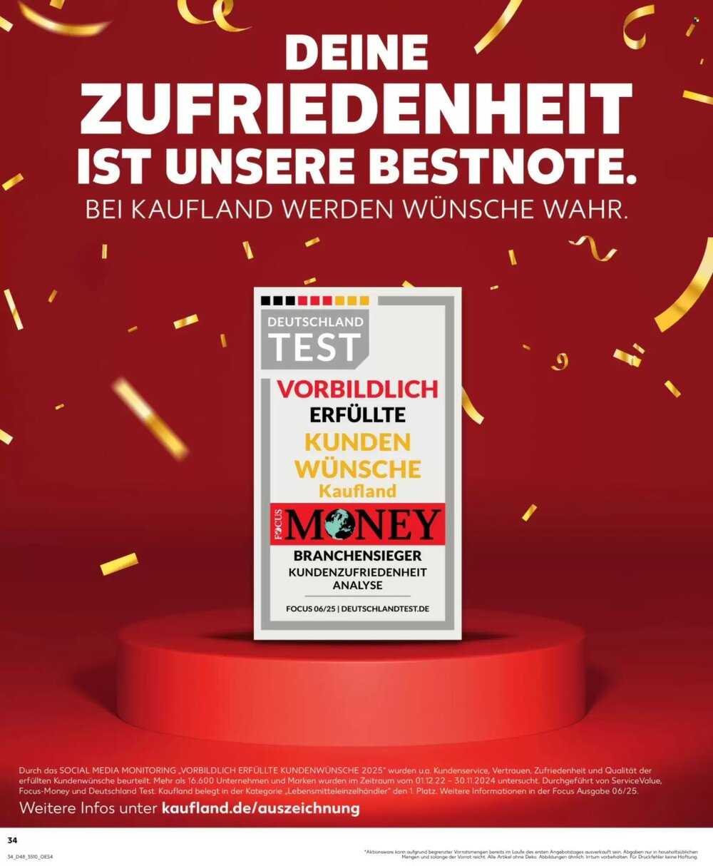 Kaufland Prospekt (ab 27.11.2025) zum Blättern - Seite 34