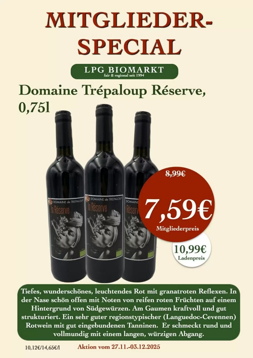LPG Biomarkt Prospekt (ab 27.11.2025) zum Blättern - Seite 11