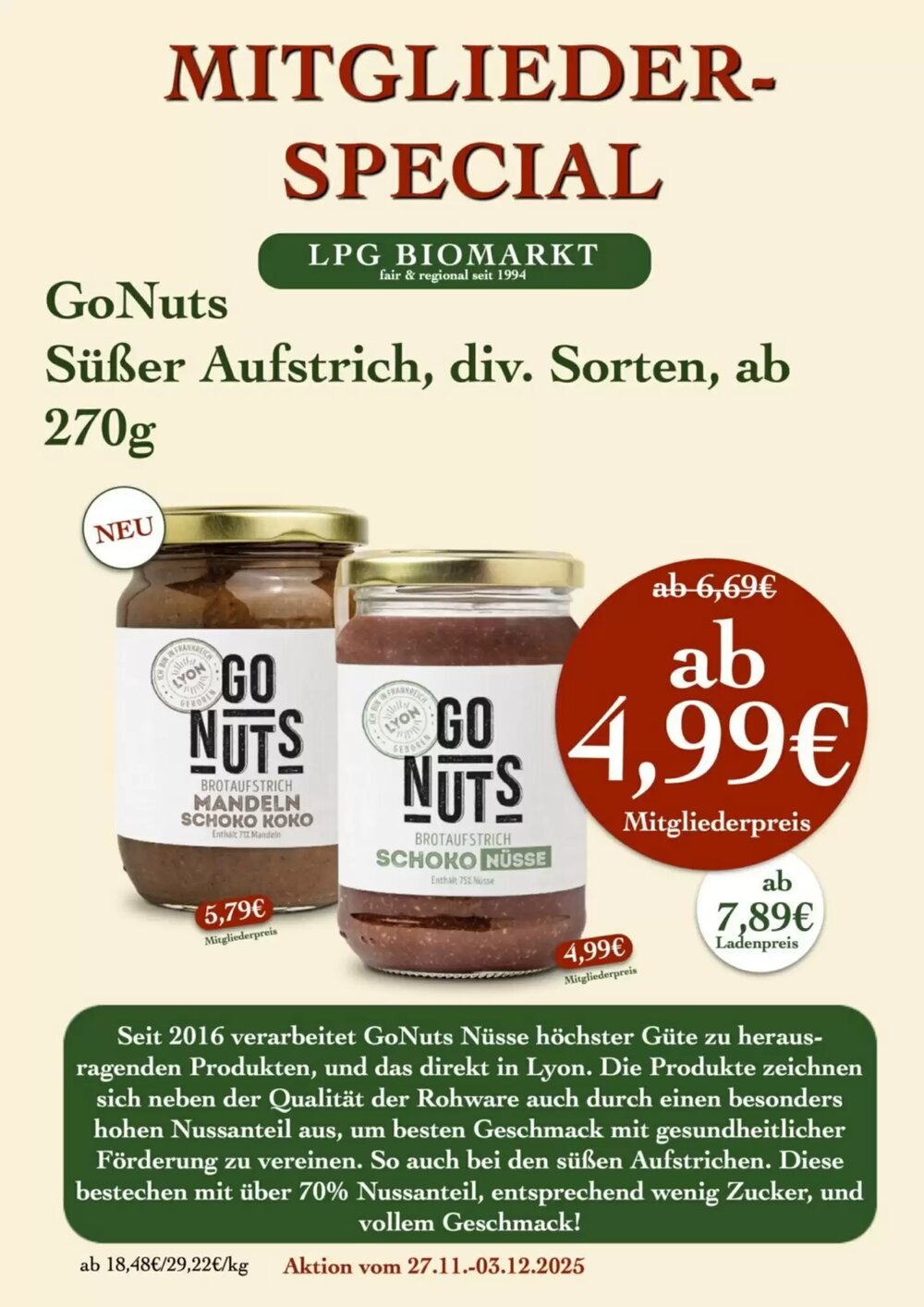LPG Biomarkt Prospekt (ab 27.11.2025) zum Blättern - Seite 16