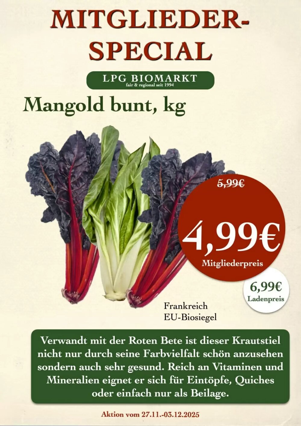 LPG Biomarkt Prospekt (ab 27.11.2025) zum Blättern - Seite 5