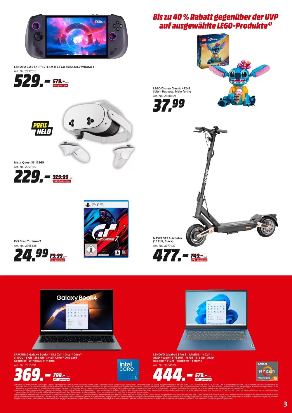 MediaMarkt Prospekt (ab 27.11.2025) zum Blättern - Seite 3