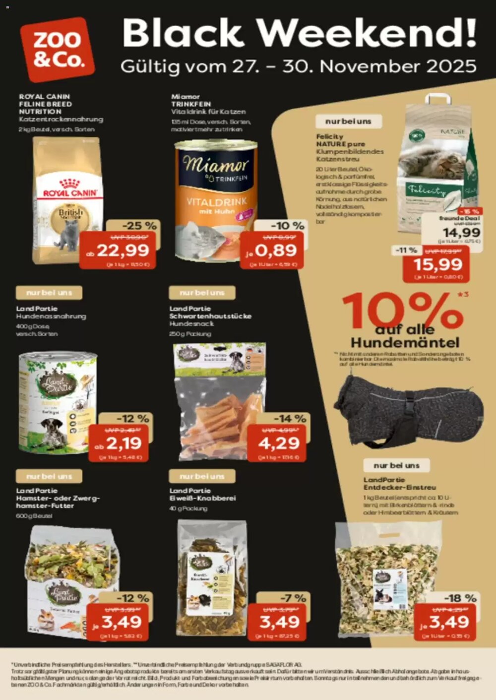 Zoo & Co Prospekt (ab 27.11.2025) zum Blättern - Seite 1