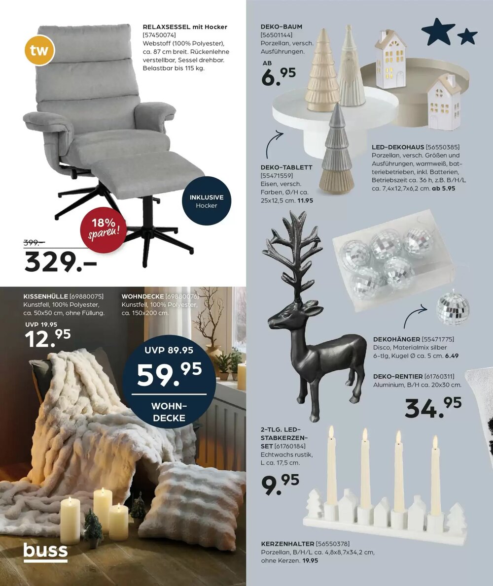 Möbel Buss Prospekt (ab 27.11.2025) zum Blättern - Seite 18