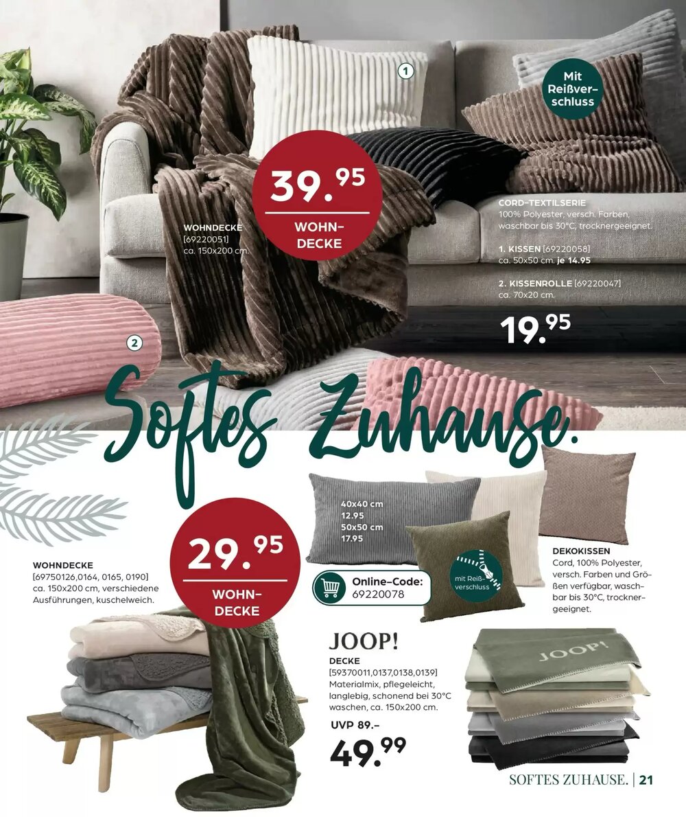 Möbel Buss Prospekt (ab 27.11.2025) zum Blättern - Seite 21