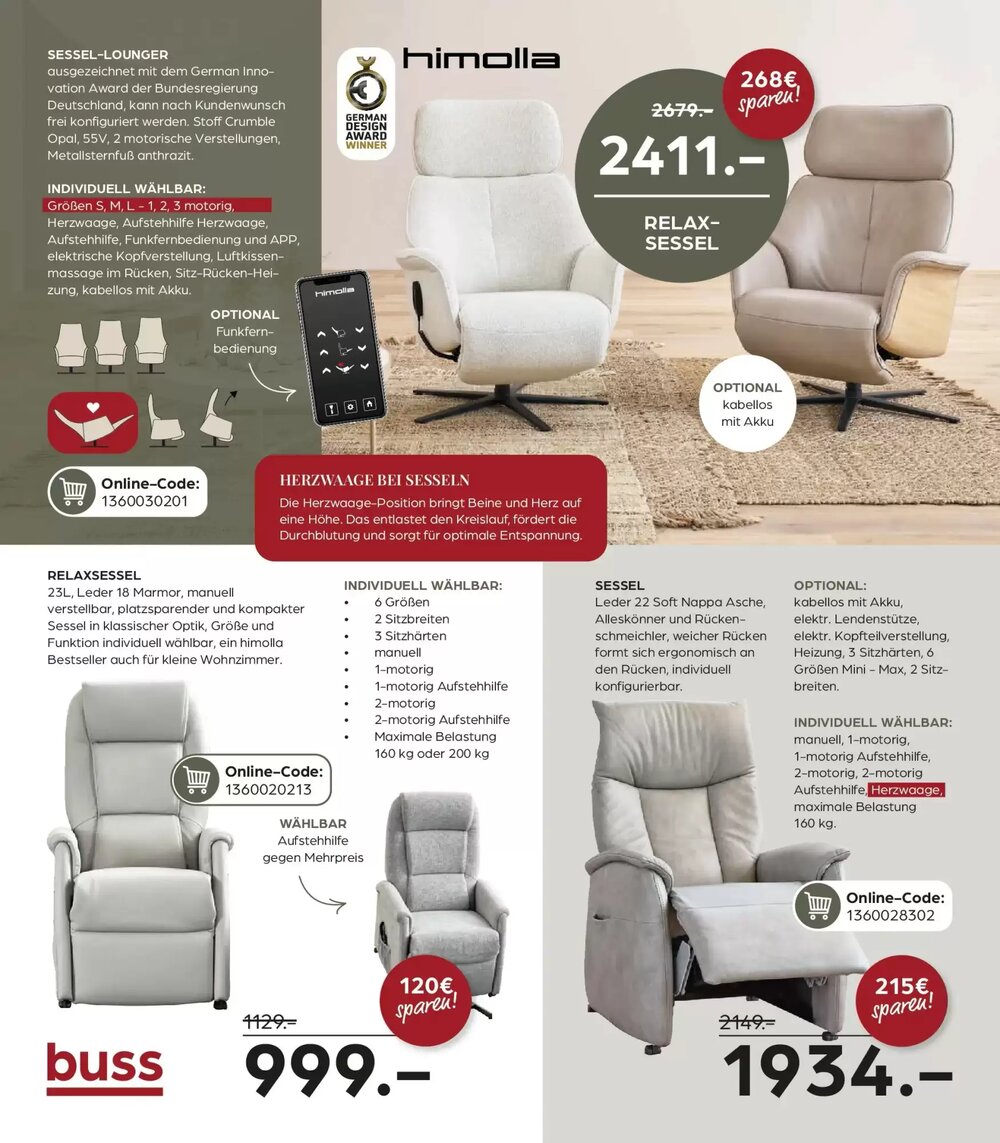 Möbel Buss Prospekt (ab 27.11.2025) zum Blättern - Seite 28