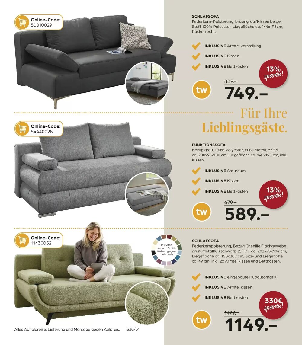 Möbel Buss Prospekt (ab 27.11.2025) zum Blättern - Seite 31