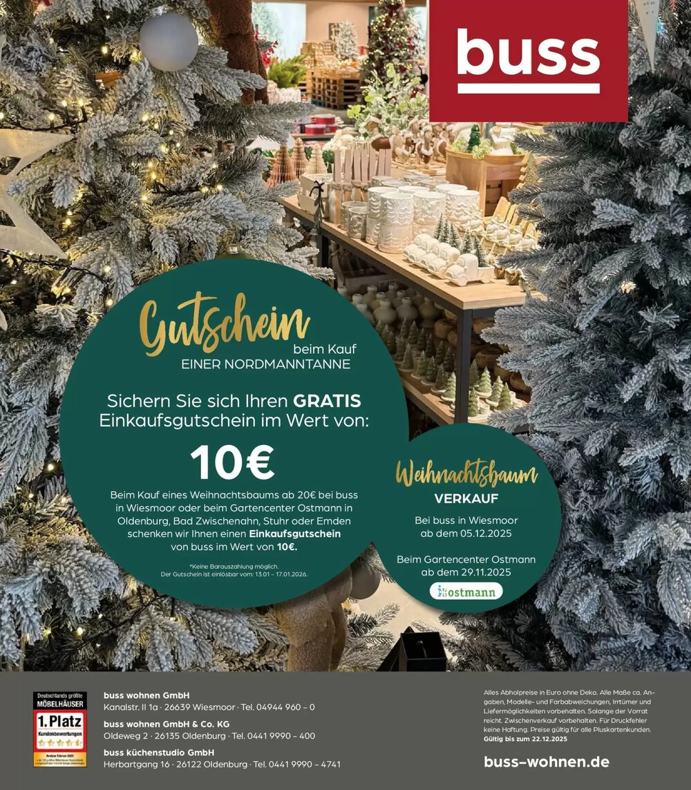 Möbel Buss Prospekt (ab 27.11.2025) zum Blättern - Seite 32