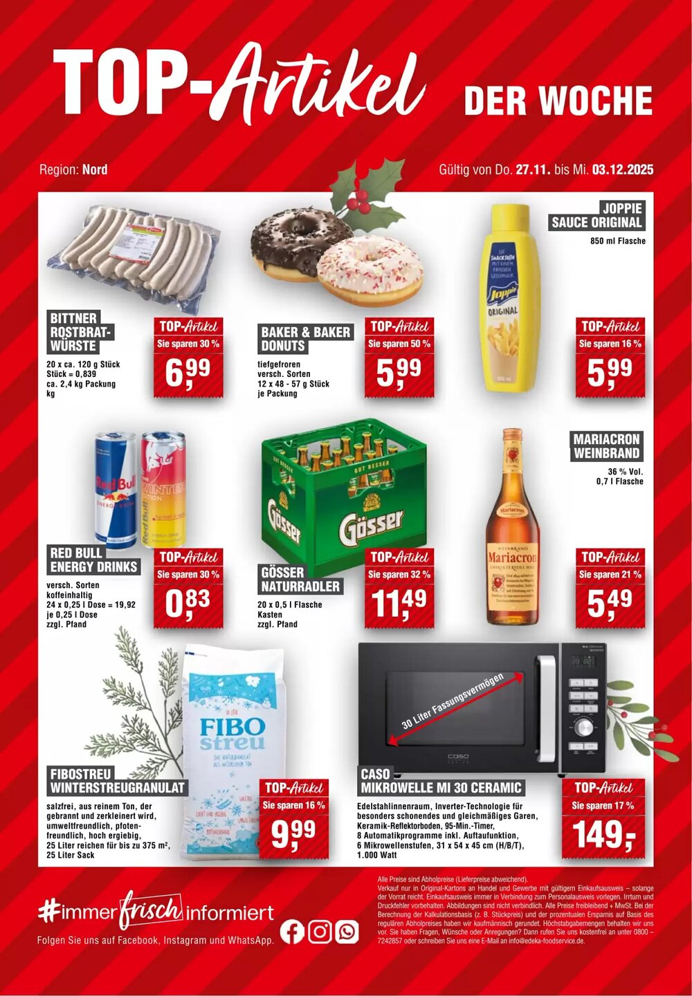 EDEKA Foodservice Prospekt (ab 27.11.2025) zum Blättern - Seite 14