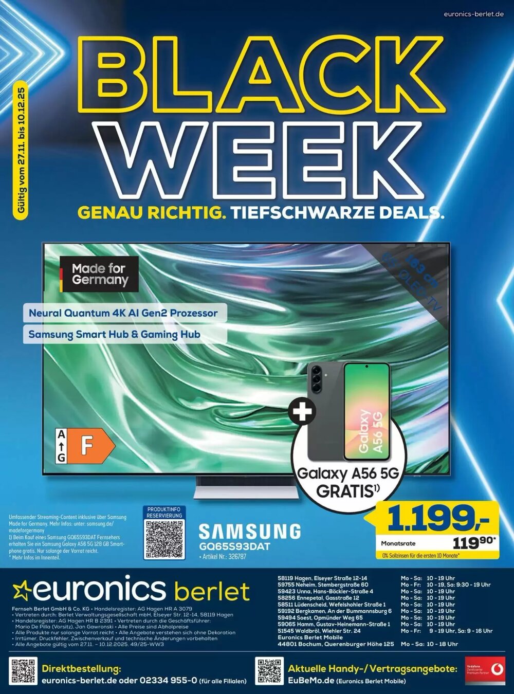 Euronics Prospekt (ab 27.11.2025) zum Blättern - Seite 20