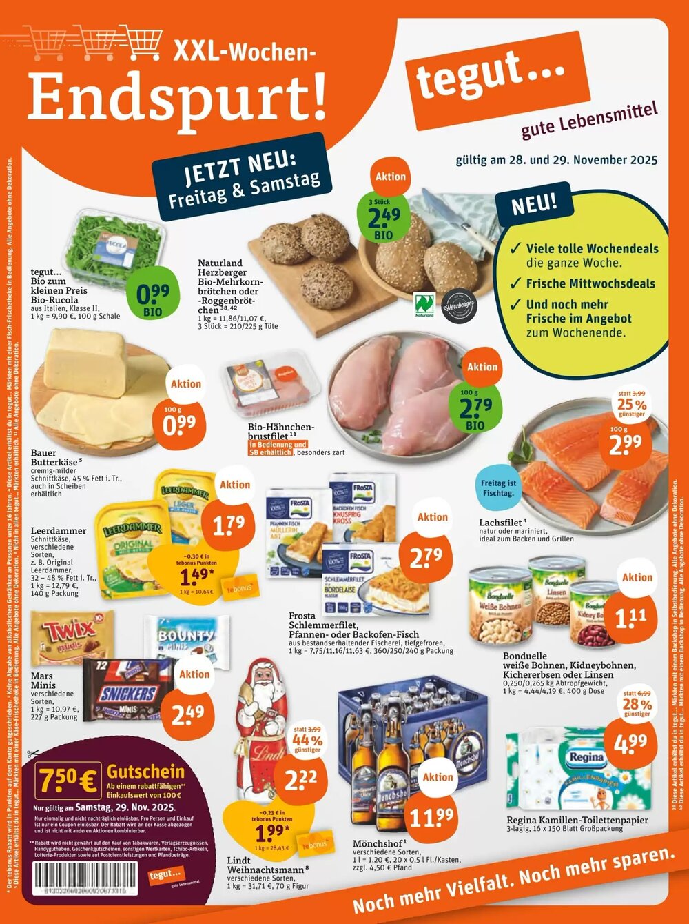 tegut Prospekt (ab 28.11.2025) zum Blättern - Seite 1