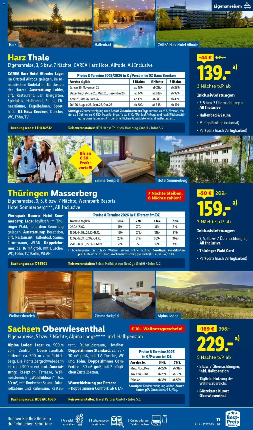 Lidl Reisen Prospekt (ab 28.11.2025) zum Blättern - Seite 11