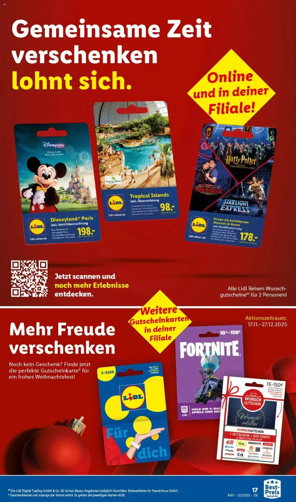 Lidl Reisen Prospekt (ab 28.11.2025) zum Blättern - Seite 17