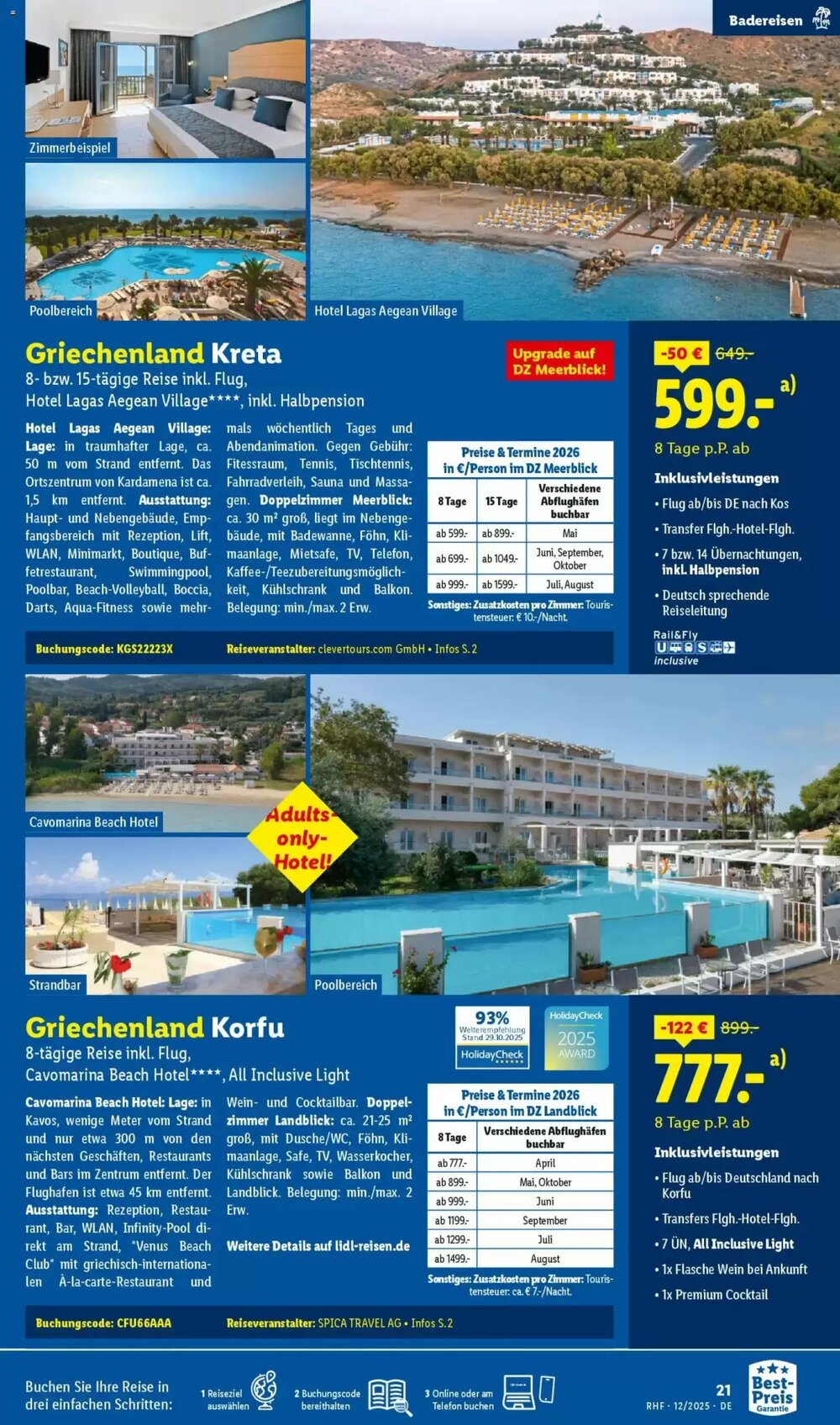 Lidl Reisen Prospekt (ab 28.11.2025) zum Blättern - Seite 21