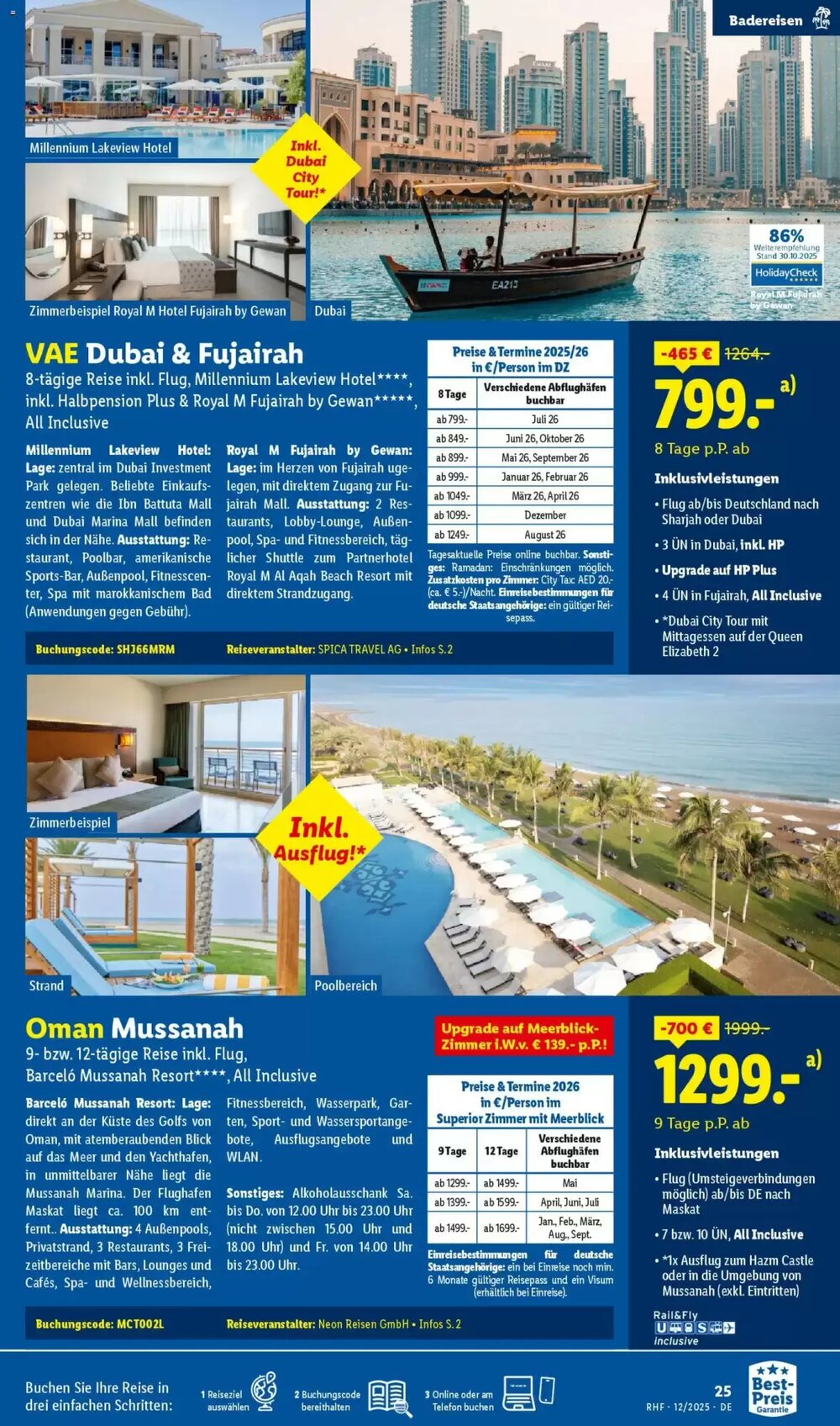 Lidl Reisen Prospekt (ab 28.11.2025) zum Blättern - Seite 25