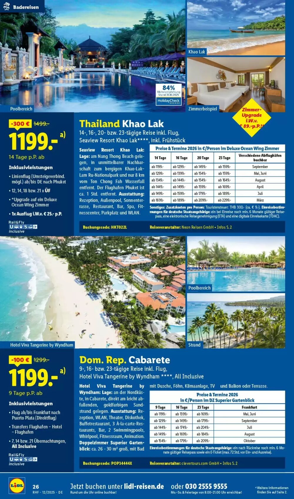 Lidl Reisen Prospekt (ab 28.11.2025) zum Blättern - Seite 26