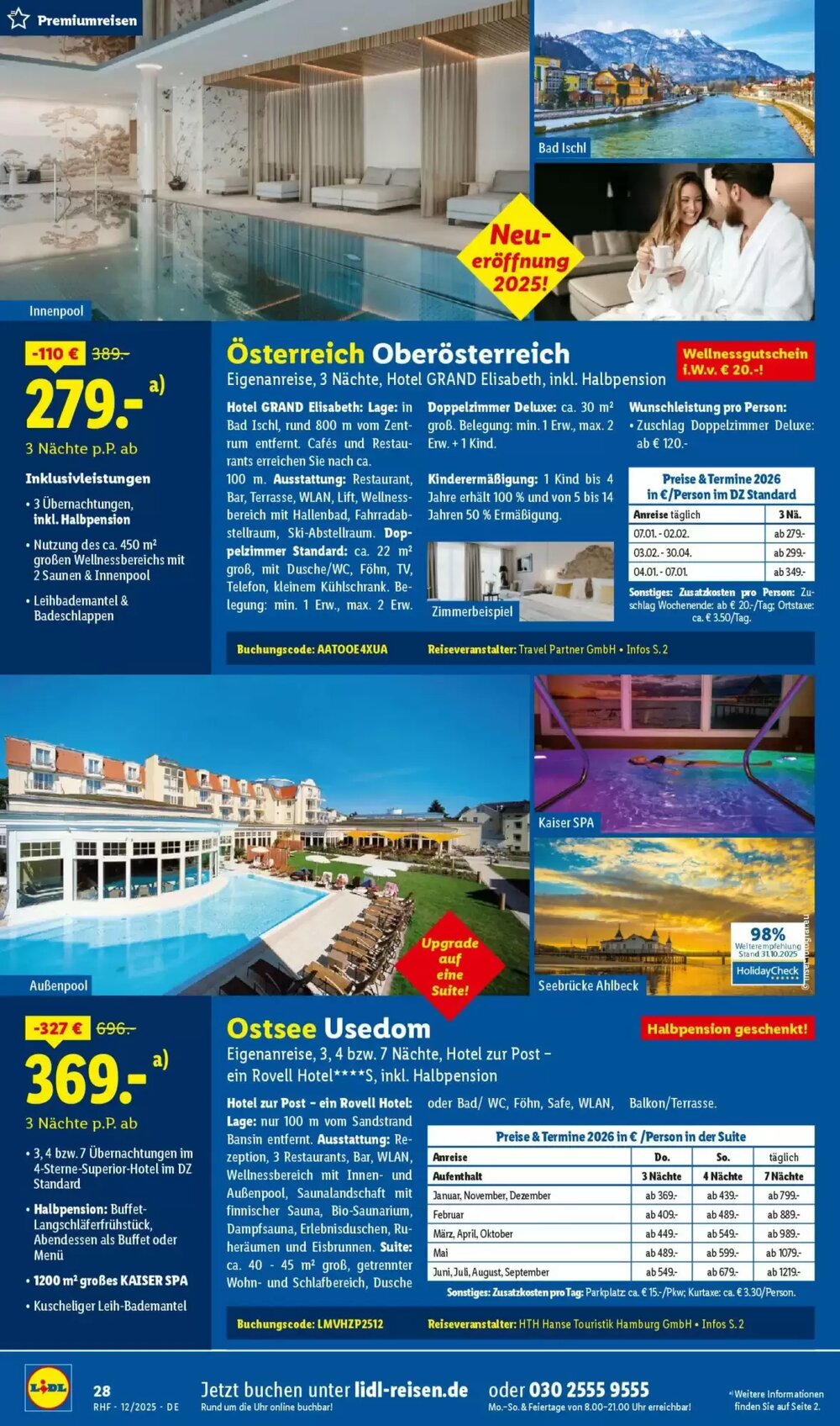 Lidl Reisen Prospekt (ab 28.11.2025) zum Blättern - Seite 28