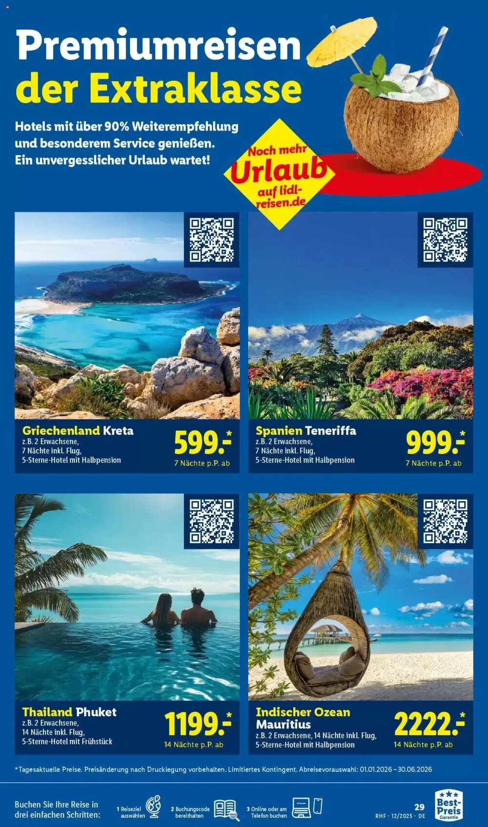 Lidl Reisen Prospekt (ab 28.11.2025) zum Blättern - Seite 29